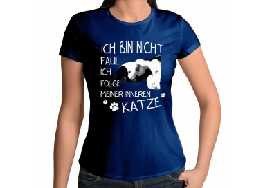 ich bin nicht faul ich folge nur meiner inneren Katze T-Shirt Hoodie Sport & Freizeit 18,90 €