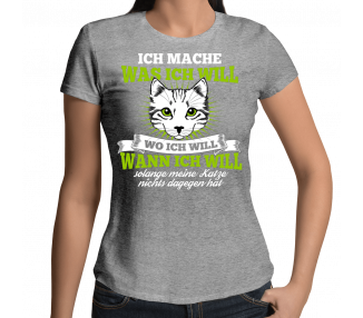 SOLANGE MEINE KATZE NICHTS DAGEGEN HAT T-Shirt Hoodie Sport & Freizeit 18,90 €