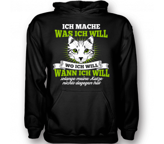 SOLANGE MEINE KATZE NICHTS DAGEGEN HAT T-Shirt Hoodie Sport & Freizeit 18,90 €