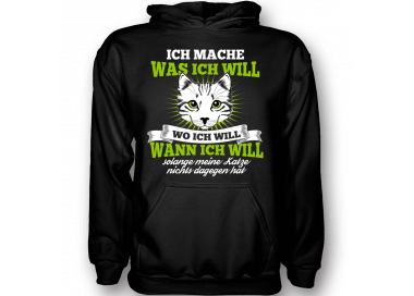 SOLANGE MEINE KATZE NICHTS DAGEGEN HAT T-Shirt Hoodie Sport & Freizeit 18,90 €