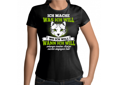 SOLANGE MEINE KATZE NICHTS DAGEGEN HAT T-Shirt Hoodie Sport & Freizeit 18,90 €