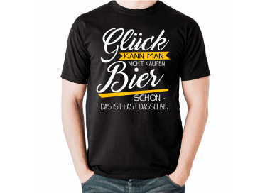 Glück kann man nicht Kaufen - Bier Schon T-Shirt Hoodie Party, Fun & Urlaub 18,90 €