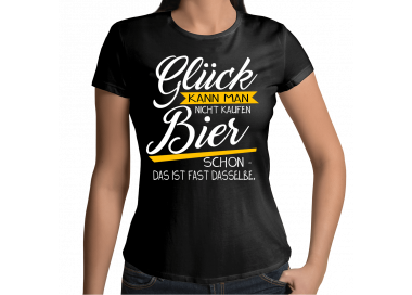 Glück kann man nicht Kaufen - Bier Schon T-Shirt Hoodie Party, Fun & Urlaub 18,90 €