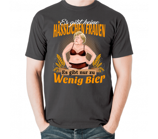Es gibt keine hässlichen Frauen, es gibt nur zu wenig Bier Merkel Satire T-Shirt Hoodie Politik 18,90 €
