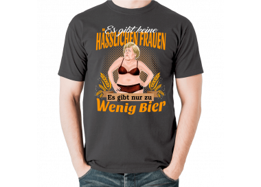 Es gibt keine hässlichen Frauen, es gibt nur zu wenig Bier Merkel Satire T-Shirt Hoodie Politik 18,90 €