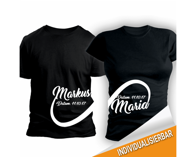 Unendlichkeit T-Shirts für 2 / Paar-Shirts Paar-Shirts 30,00 €