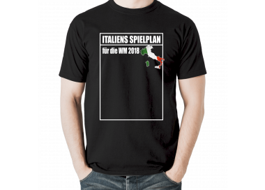 Italien Spielplan WM 2018 Russland Funshirt Fussball T-Shirt ohne Italien zur WM Sport & Freizeit 18,90 €