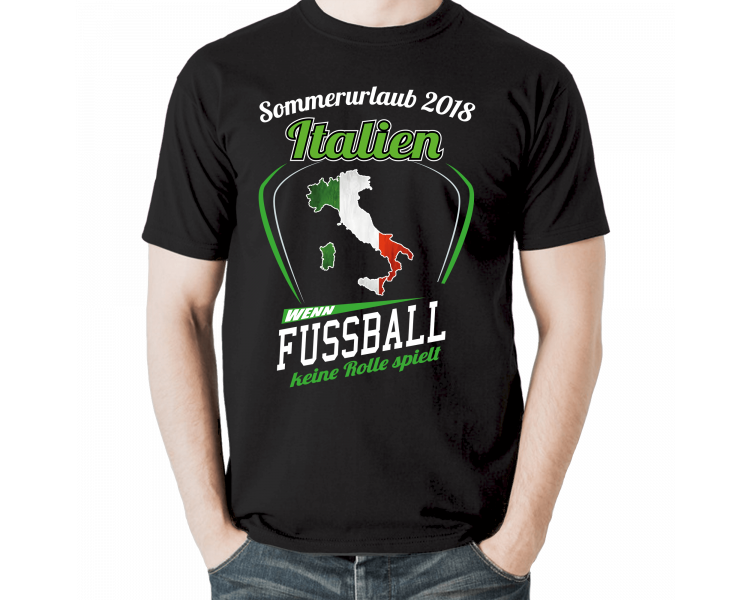 Italien 2018 Wenn Fussball keine Rolle spielt T-Shirt Sport & Freizeit 18,90 €