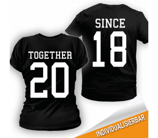 Paarshirt schwarz 2er-Set Together since T-Shirt Paar-Shirts 30,00 €