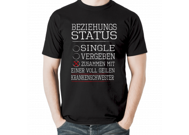 BEZIEHUNGSSTATUS - KRANKENSCHWESTER T-Shirt Hoodie Motivauswahl 18,90 €