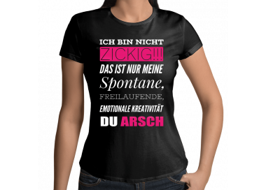 ICH BIN NICHT ZICKIG!! T-Shirt Hoodie Party, Fun & Urlaub 18,90 €