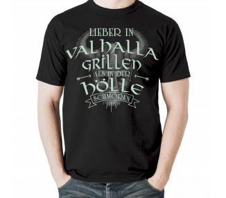 LIEBER GRILLEN IN VALHALLA! T-Shirt Hoodie Politik 18,90 €