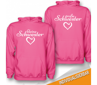 kleine Schwester / Große Schwester Paar Hoodie T-Shirt Paar-Shirts 48,00 €