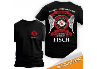 Sternzeichen \\"Fisch\\" personalisierbar T-Shirt Hoodie Geburtstag 18,90 €