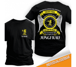 Sternzeichen \\"Jungfrau\\" personalisierbar T-Shirt Hoodie Geburtstag 18,90 €