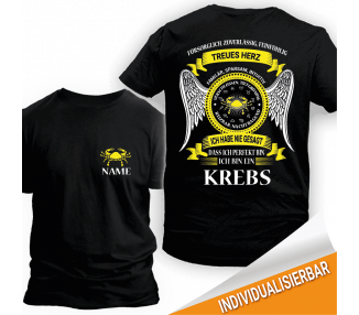Sternzeichen Krebs personalisierbar T-Shirt Hoodie Geburtstag 18,90 €