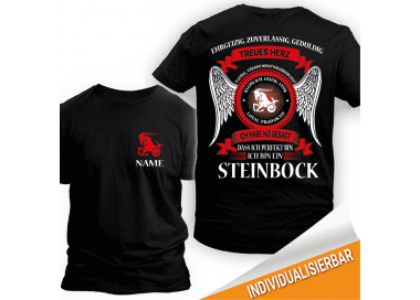 Sternzeichen Steinbock personalisierbar T-Shirt Hoodie Geburtstag 18,90 €