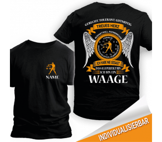 Sternzeichen Waage personalisierbar T-Shirt Hoodie Geburtstag 18,90 €