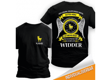 Sternzeichen Widder personalisierbar T-Shirt Hoodie Geburtstag 18,90 €