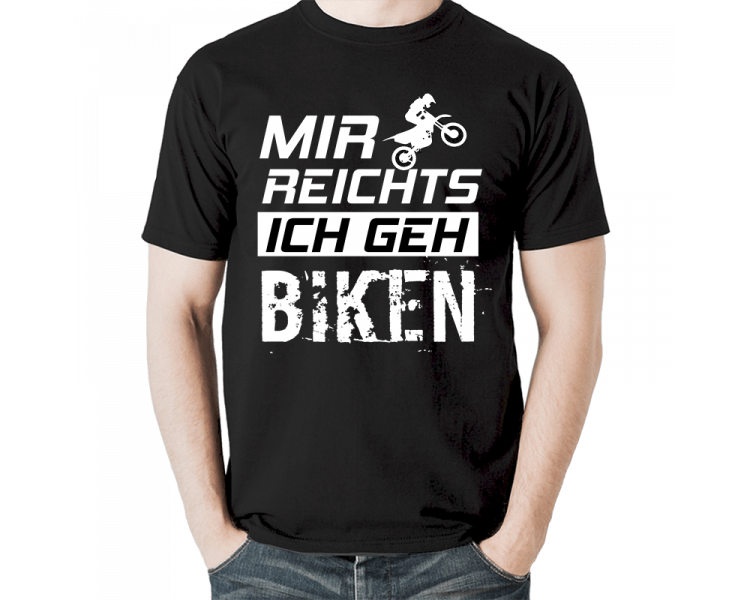 Mir reichts ich geh biken Motocross T-Shirt Hoodie Cars & Bikes 18,90 €