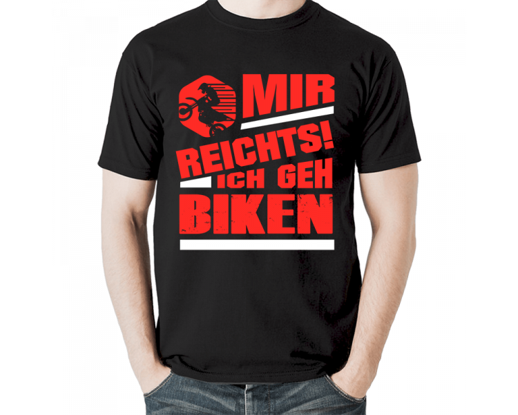 Mir reichts ich geh biken Motocross red T-Shirt Hoodie Cars & Bikes 18,90 €