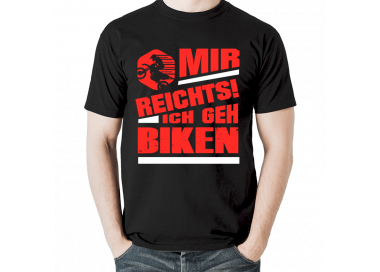 Mir reichts ich geh biken Motocross red T-Shirt Hoodie Cars & Bikes 18,90 €