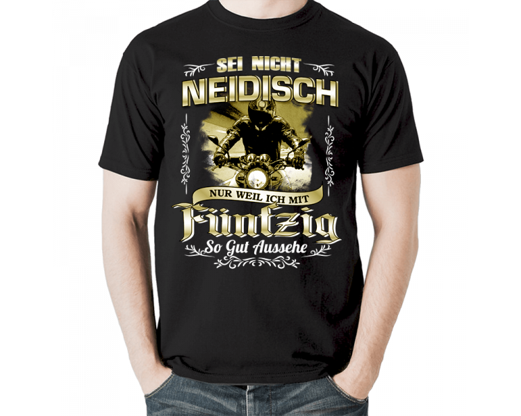 SEI NICHT NEIDISCH! Fünfzig Geburtstag T-Shirt Hoodie 50 Jahre Goldgelb Geburtstag 18,90 €