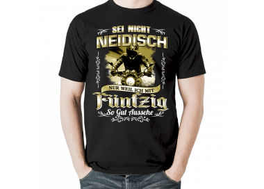 SEI NICHT NEIDISCH! Fünfzig Geburtstag T-Shirt Hoodie 50 Jahre Goldgelb Geburtstag 18,90 €