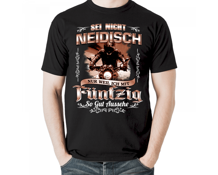SEI NICHT NEIDISCH! Fünfzig Geburtstag T-Shirt Hoodie 50 Jahre Bronzerot Geburtstag 18,90 €