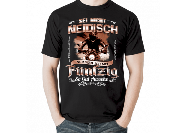SEI NICHT NEIDISCH! Fünfzig Geburtstag T-Shirt Hoodie 50 Jahre Bronzerot Geburtstag 18,90 €