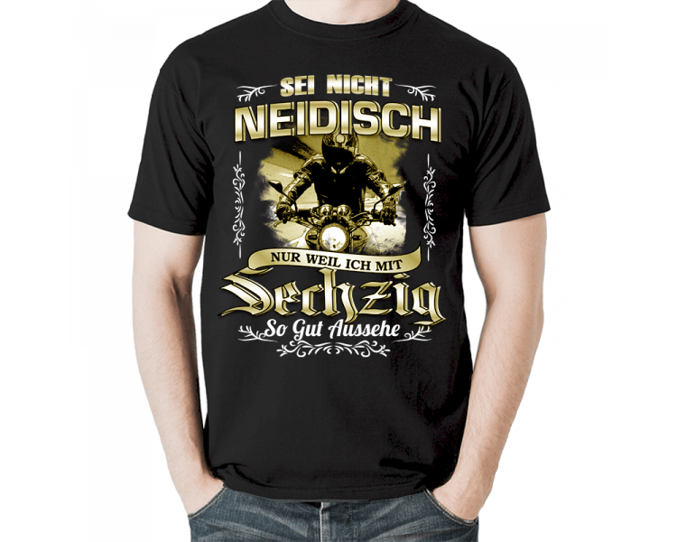 SEI NICHT NEIDISCH! sechzig Geburtstag T-Shirt Hoodie 60 Jahre Goldgelb Geburtstag 18,90 €