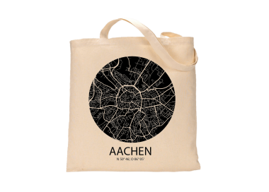 Jutebeutel nature \\"Aachen Sky Eye negativ\\" Zubehör & Geschenke 9,99 €