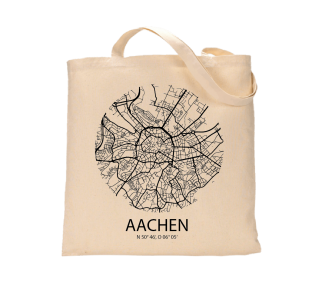 Jutebeutel nature \\"Aachen Sky Eye \\" Zubehör & Geschenke 9,99 €
