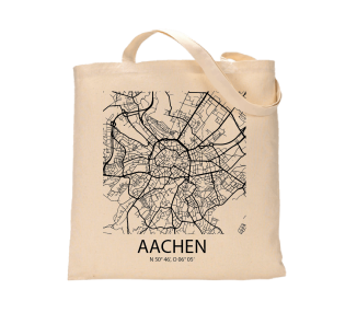 Jutebeutel nature \\"Aachen Sky Block \\" Zubehör & Geschenke 9,99 €