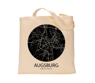 Jutebeutel nature \\"Augsburg Sky Eye negativ\\" Zubehör & Geschenke 9,99 €