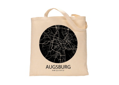 Jutebeutel nature \\"Augsburg Sky Eye negativ\\" Zubehör & Geschenke 9,99 €