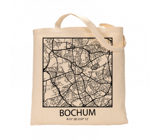 Jutebeutel nature \\"Bochum Sky Eye Block Kontur\\" Zubehör & Geschenke 9,99 €