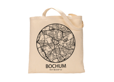Jutebeutel nature \\"Bochum Sky Eye Kontur\\" Zubehör & Geschenke 9,99 €