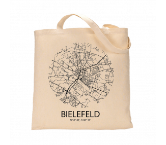 Jutebeutel nature \\"Bielefeld Sky Eye\\" Zubehör & Geschenke 9,99 €