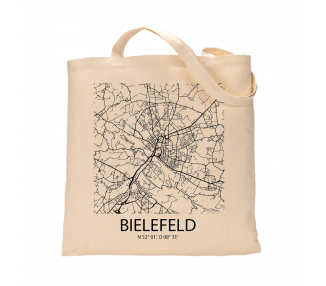 Jutebeutel nature \\"Bielefeld Sky Block\\" Zubehör & Geschenke 9,99 €