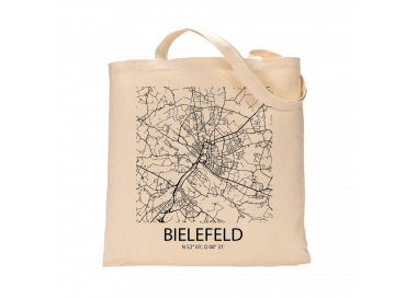 Jutebeutel nature \\"Bielefeld Sky Block\\" Zubehör & Geschenke 9,99 €