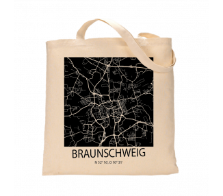 Jutebeutel nature \\"Braunschweig Sky Block negativ\\" Zubehör & Geschenke 9,99 €