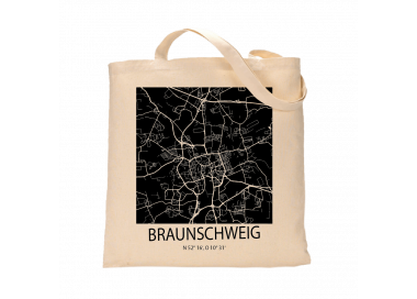 Jutebeutel nature \\"Braunschweig Sky Block negativ\\" Zubehör & Geschenke 9,99 €