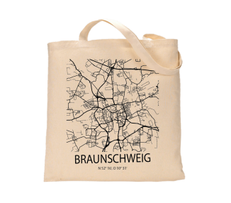 Jutebeutel nature \\"Braunschweig Sky Block\\" Zubehör & Geschenke 9,99 €