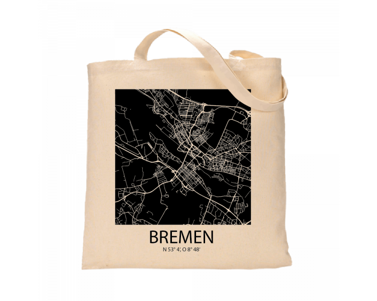 Jutebeutel nature \\"Bremen Sky Block negativ\\" Zubehör & Geschenke 9,99 €