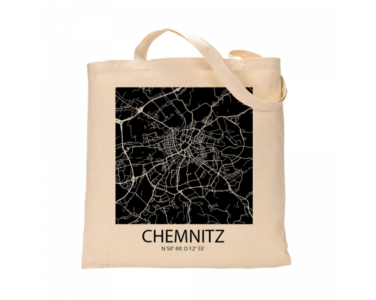 Jutebeutel nature \\"Chemnitz Sky Block negativ\\" Zubehör & Geschenke 9,99 €