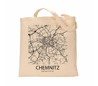 Jutebeutel nature \\"Chemnitz Sky Block\\" Zubehör & Geschenke 9,99 €