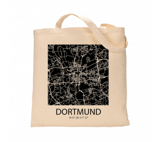 Jutebeutel nature \\"Dortmund Sky Block negativ\\" Zubehör & Geschenke 9,99 €