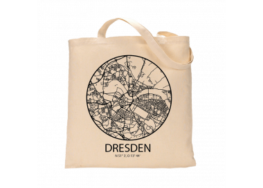 Jutebeutel nature \\"Dresden Sky Eye mit Kontur\\" Zubehör & Geschenke 9,99 €