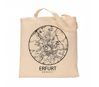 Jutebeutel nature \\"Erfurt Sky Eye Kontur\\" Zubehör & Geschenke 9,99 €
